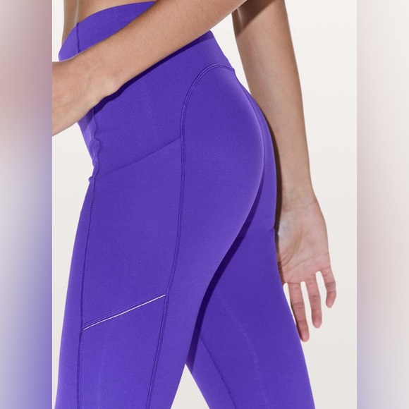 NWOT Lululemon Speed Up Tight 28" in Lazurite (Bright Purple) - Size 10 - Picture 3 of 6